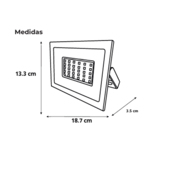 REFLECTOR LED 30W RGB YM-RL30W-RGB YUSISAM REFLECTORES  Yusisam