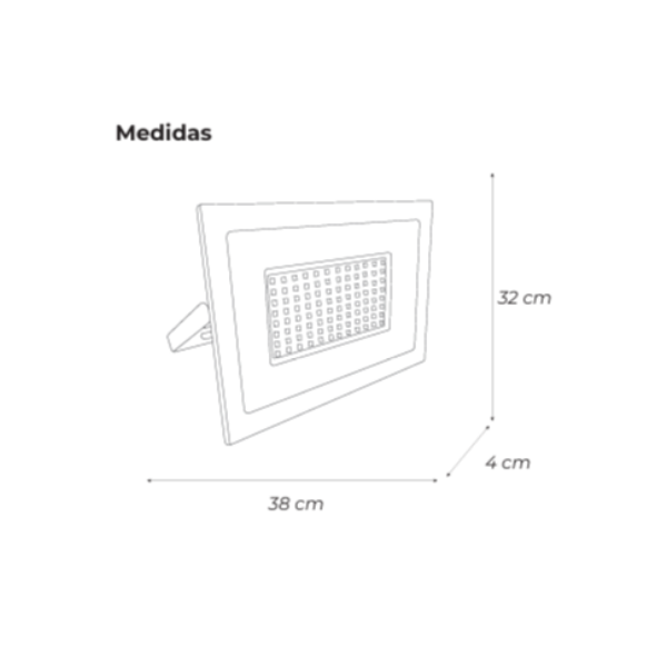 REFLECTOR LED 200W RGB YM-RL200W-RGB YUSISAM REFLECTORES  Yusisam
