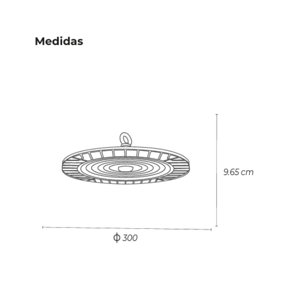UFO LED HIGHBAY 150W 5 700K YM-UHB150W YUSISAM UFO´s Yusisam
