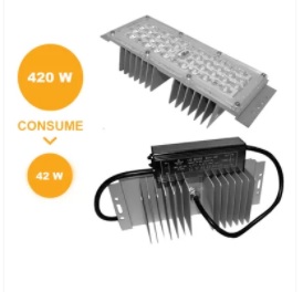 Modulo LED YU-LD-42-01 ILV Iluminación Verde ALUMBRADO PUBLICO  Yusisam