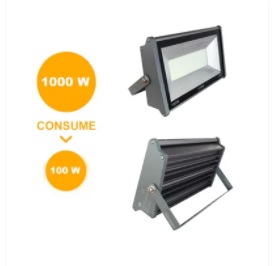 Reflector de Aluminio  YU-TGDSM-100-01 ILV Iluminación Verde ALTA POTENCIA Yusisam
