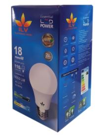 Foco Bombilla de 18W YU-QP018-01L ILV Iluminación Verde COMERCIAL Yusisam