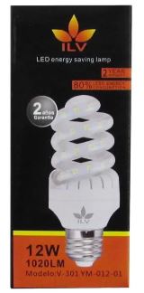 Foco Espiral de 12W YU-YM-012-01 ILV Iluminación Verde COMERCIAL Yusisam