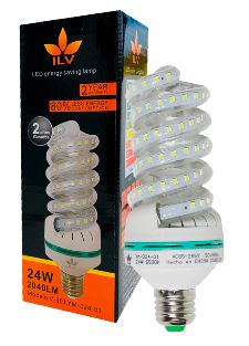 Foco Espiral de 24W YU-YM-024-01 ILV Iluminación Verde COMERCIAL Yusisam