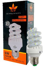 Foco Espiral 9W YU-YM-009-01 ILV Iluminación Verde COMERCIAL Yusisam