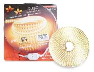 Manguera LED de 5mts YU-DT2835-120D-6MM-127V-02/SET ILV Iluminación Verde MANGUERAS-TIRAS LED Yusisam