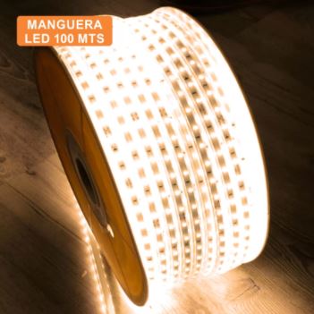 Manguera LED de 100mts YU-SMD2835-60-8MM-02  ILV Iluminación Verde MANGUERAS-TIRAS LED Yusisam