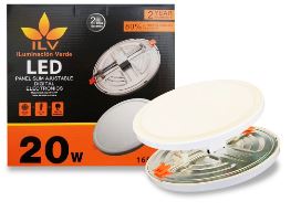 Empotrable de 20W YU-MPDAJ-018-02SR ILV Iluminación Verde PANEL-PLAFONES LED  Yusisam