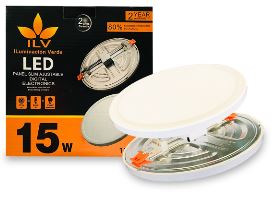 Empotrable de 15W YU-MPDAJ-015-02SR ILV Iluminación Verde PANEL-PLAFONES LED  Yusisam