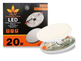 Empotrable de 20W YU-MPDAJ-018-01SR ILV Iluminación Verde PANEL-PLAFONES LED  Yusisam