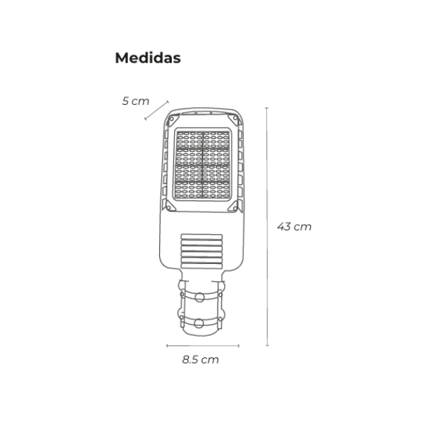 SUBURBANO LED 60W 5 000K  3 Pines YM-SB60W3P YUSISAM SUBURBANO Yusisam